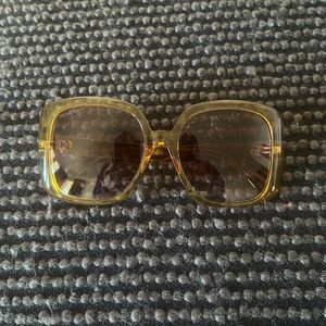 Gucci large frame sunglasses